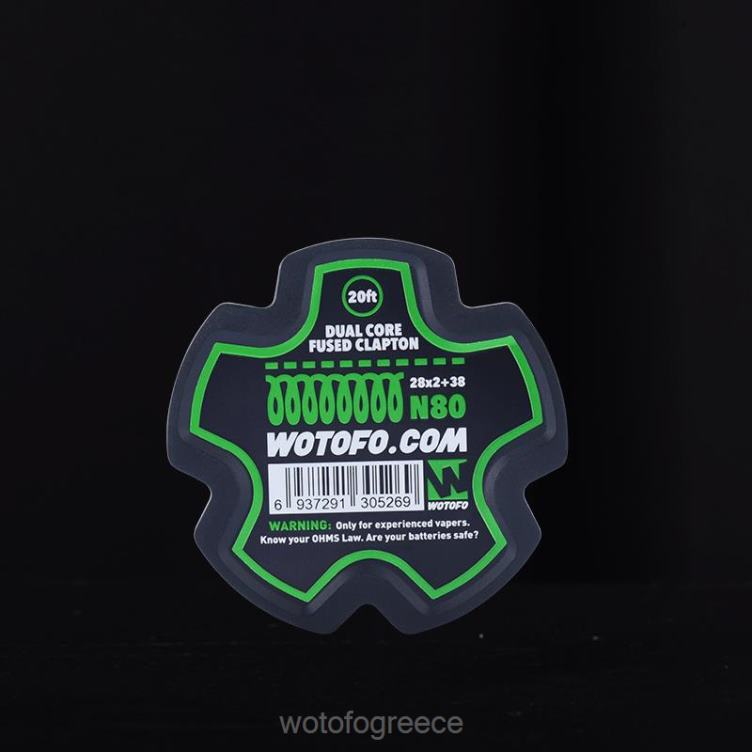 Wotofo E-Cigarette - Wotofo προκατασκευασμένο συρμάτινο καρούλι X0LVV345 διπλού πυρήνα λιωμένο clapton - 28*2+38