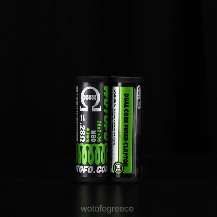 διπλού πυρήνα λιωμένο clapton 0,28 ohm 10 τεμ