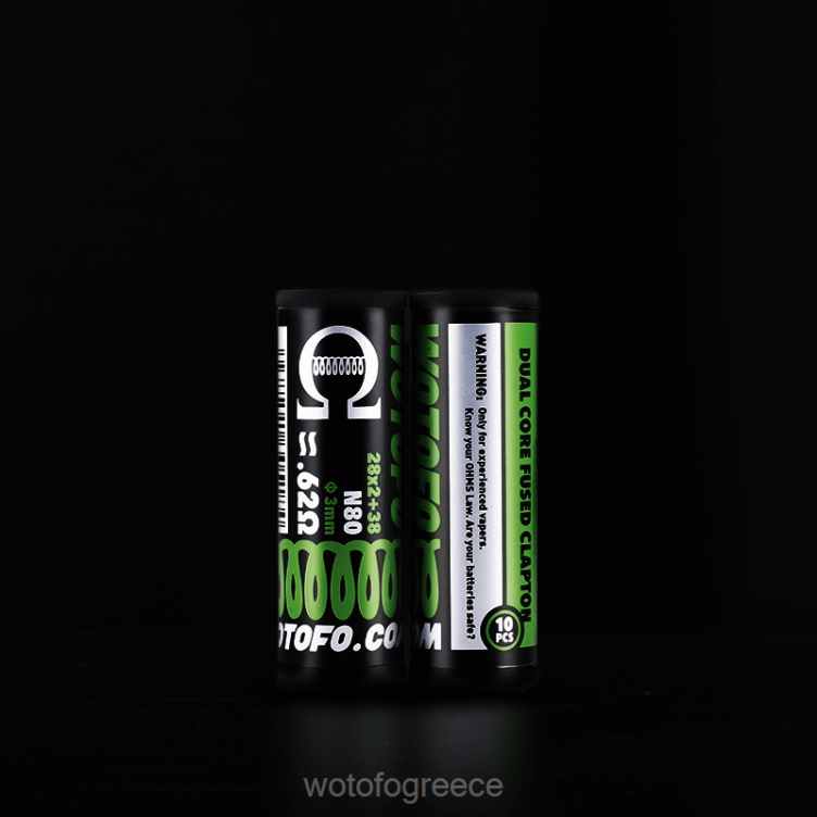 διπλού πυρήνα λιωμένο clapton 0,62 ohm 10 τεμ